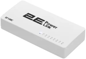 2E PowerLink Switch SF108C 8xFE, Unmanaged