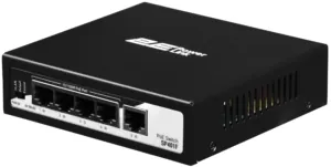 2E PowerLink Switch SP401F 5xFE (4xPoE, 1xUplink), 55W, Unmanaged