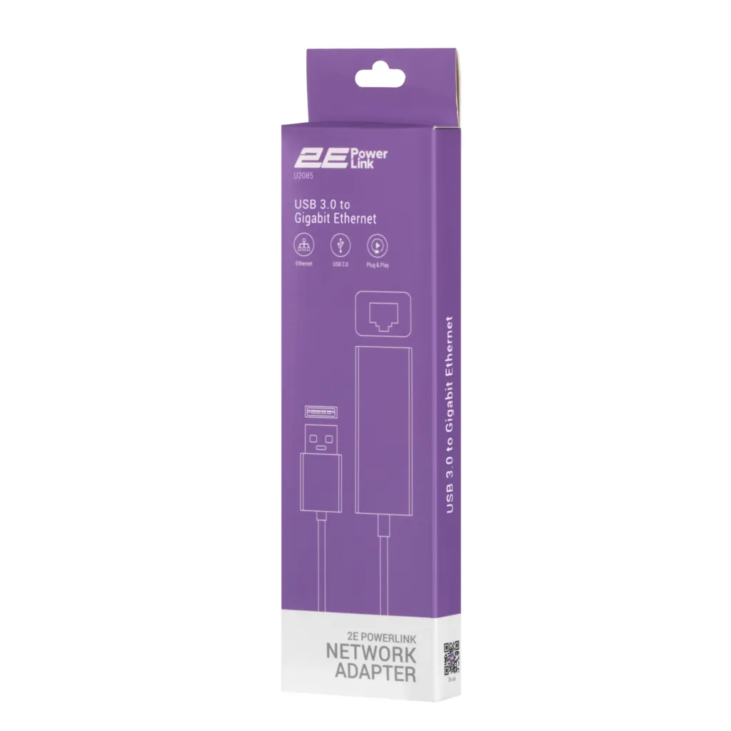 2E PowerLink Network Adapter U2085 1xGE, USB 3.0