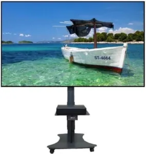 Mobile stand 2E for UST projector and 120″ALR screen