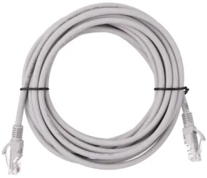 Патч-корд 2E САТ 5e, UTP, 5м, 26AWG, RJ45, 7/0.16, Cu, LSZH, серый
