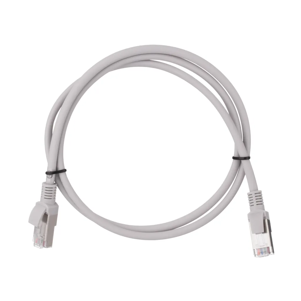 Патч-корд 2E САТ 5e, FTP, 0.50м, 26AWG, RJ45, 7/0.16, Cu, LSZH, серый
