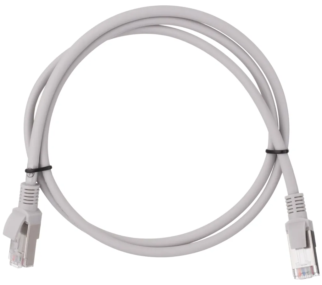 Патч-корд 2E САТ 5e, FTP, 0.50м, 26AWG, RJ45, 7/0.16, Cu, LSZH, серый