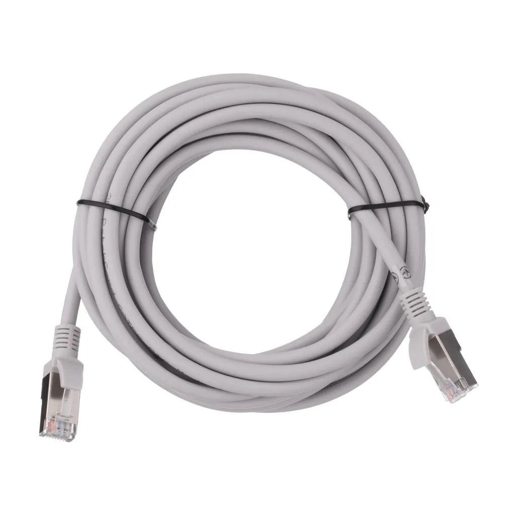 Патч-корд 2E САТ 5e, FTP, 5м, 26AWG, RJ45, 7/0.16, Cu, LSZH, серый