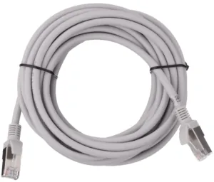 Патч-корд 2E САТ 5e, FTP, 5м, 26AWG, RJ45, 7/0.16, Cu, LSZH, серый