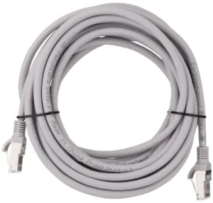 Патч-корд 2E САТ 6, FTP, 5м, 26AWG, RJ45, 7/0.16, Cu, LSZH, серый