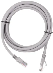 Patch cord  2E Cat 6,UTP,RJ45, 26AWG ,7/0.16 Cu, 3.00 m, LSZH,Grey