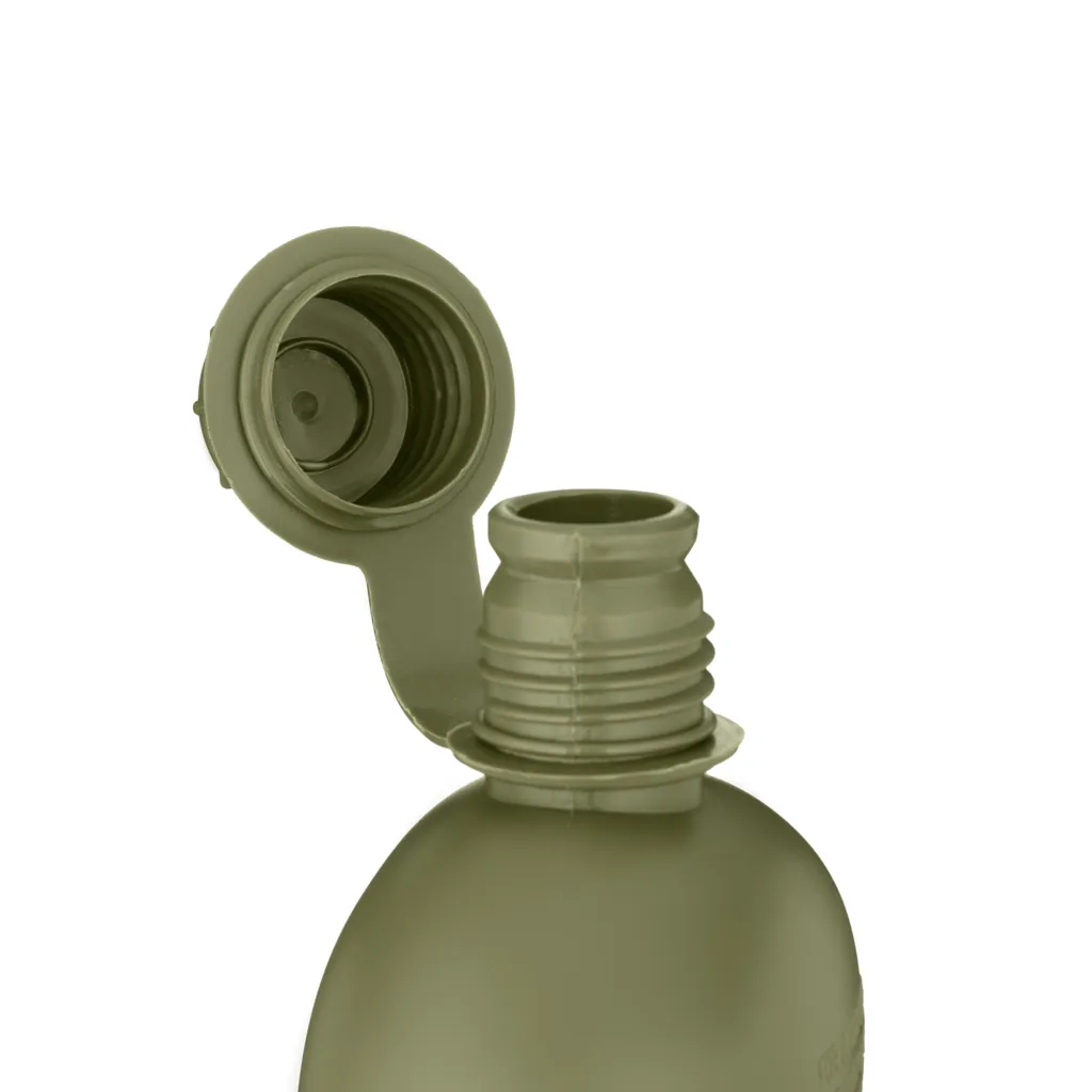 2E Tactical Фляга тактическая в чехле Flask WB01, 1л, с кружкой для еды, оливковый