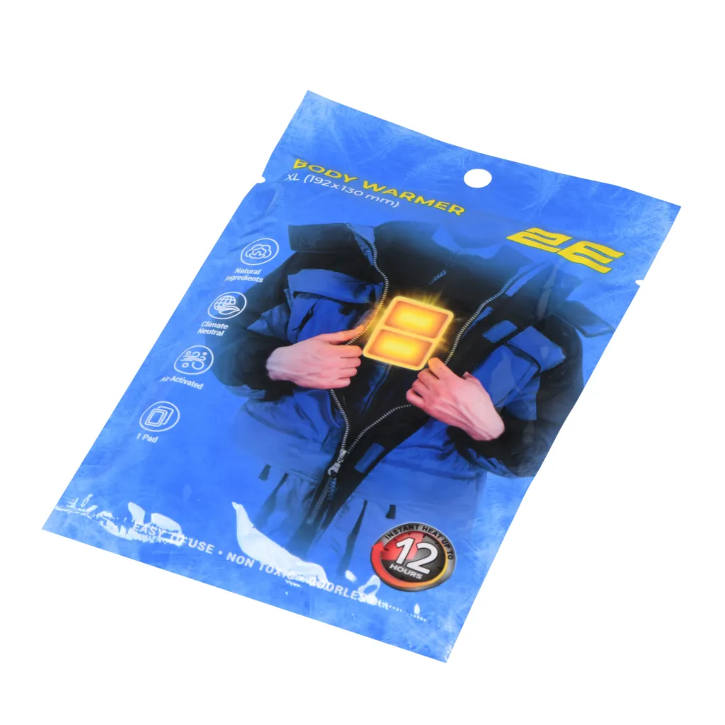 2E Chemical body warmer size XL (192x130mm), adhesive, up to 12 hours – 20 pcs