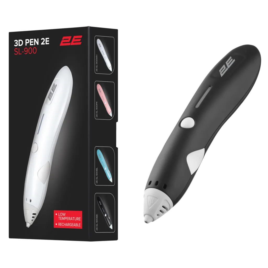 Ручка 3D 2E SL_900, PCL, Aкб 500mAh, черный