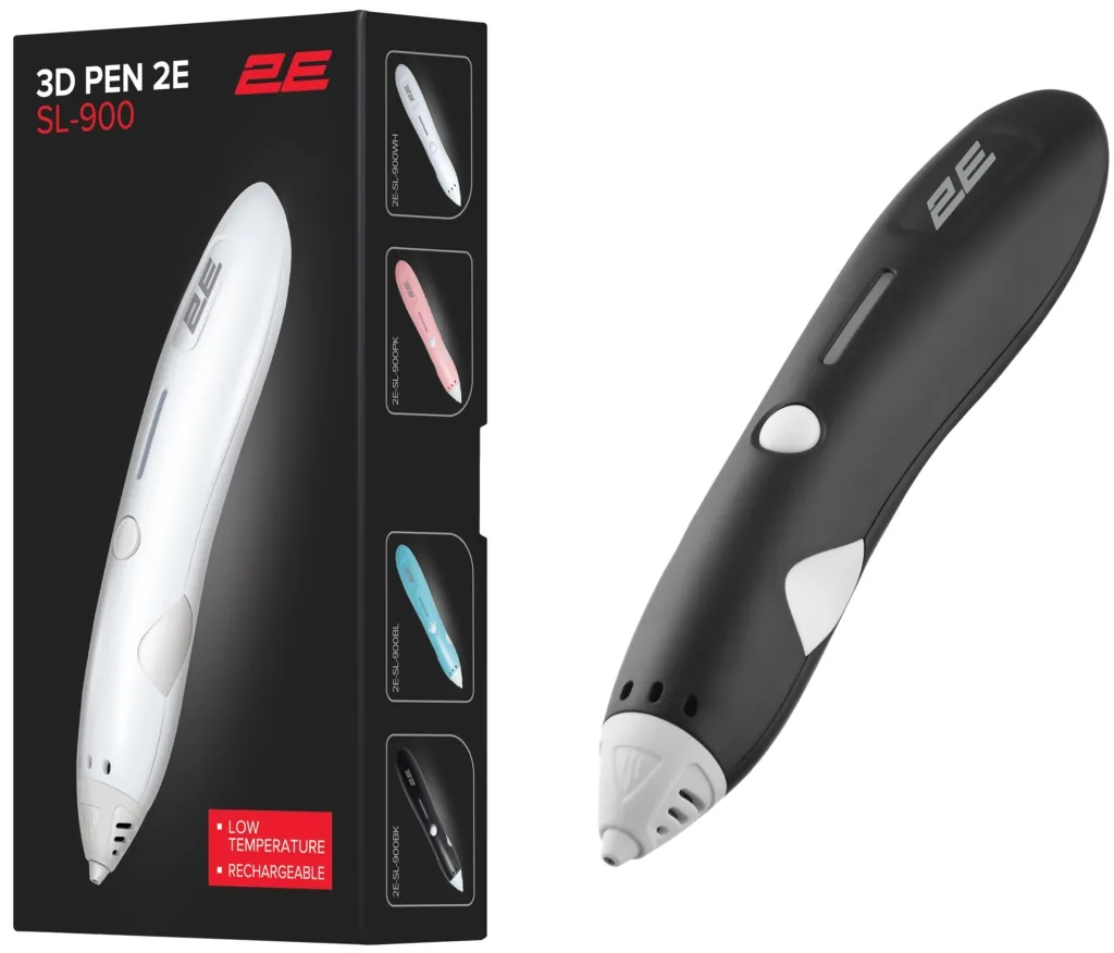 Ручка 3D 2E SL_900, PCL, Aкб 500mAh, черный