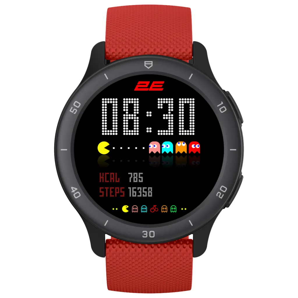 Смарт-часы 2E Motion GT2 47mm Black-Red
