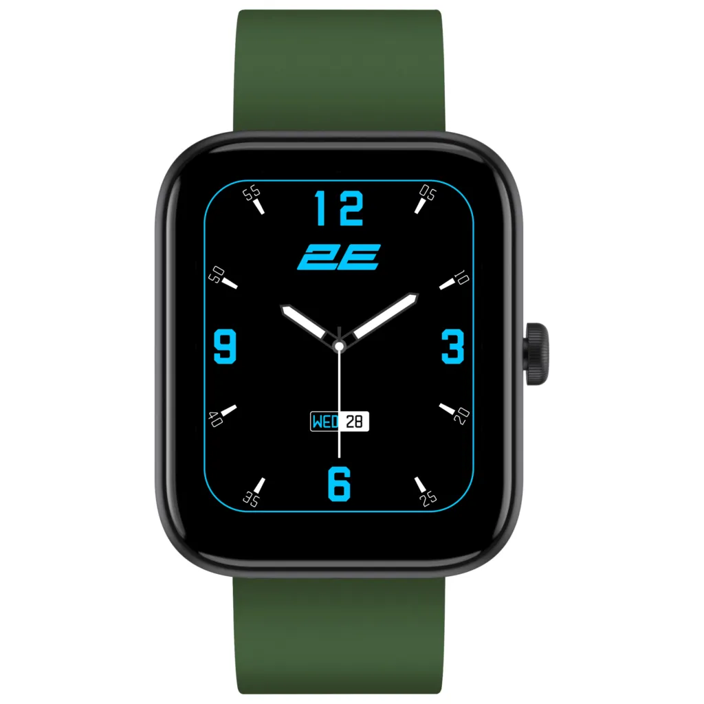 Смарт-часы 2E Alpha SQ Music Edition 46mm Black-Green