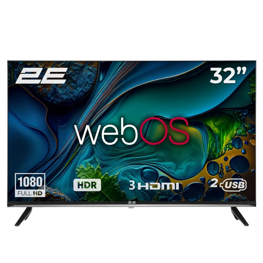 TV Set 32″ 2E LED FHD 60Hz Smart WebOS Black