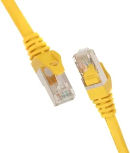 Патч-корд 2E САТ 6, S-FTP, 1м, 26AWG, RJ45, 7/0.16, Cu, PVC, жовтий