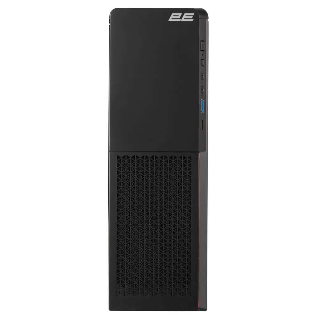 2E Корпус S613ARGB-400, с БП 2E 400W-SFX, 1xUSB3.0, 1хUSB Type-C, 1×80мм, Micro ATX/ Desktop, чёрный