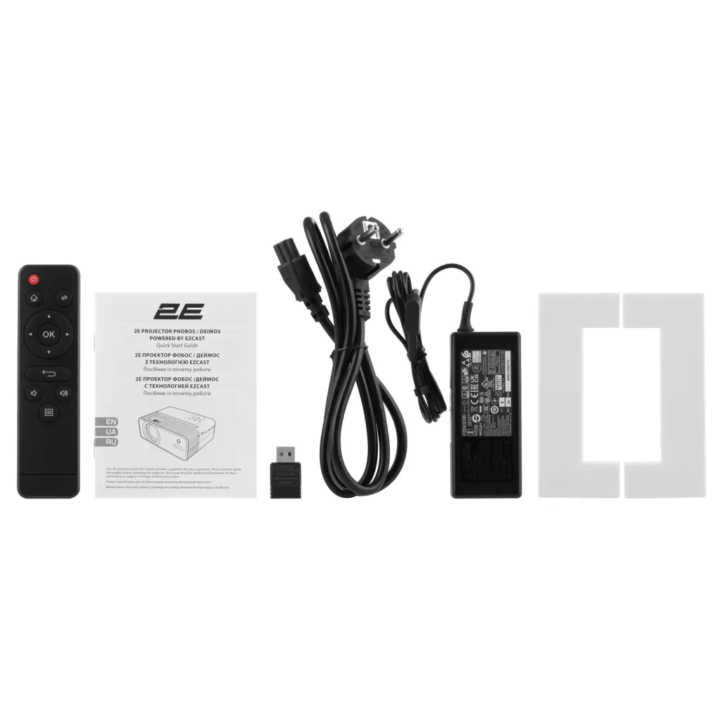Проектор 2E Deimos FHD, 200 lm, LED, 1.57, WiFi