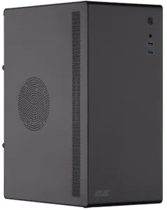 Корпус 2E Credo V200B-400 з БЖ 2E ATX400, 2xUSB3.0, 1×80мм, VGA 250мм, mATX, чорний