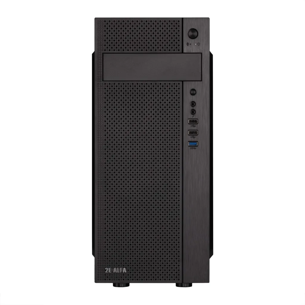 Корпус 2E Alfa E185-400 с БП 2E ATX400W 1xUSB3.0, 2xUSB2.0 VGA 310мм ATX чёрный