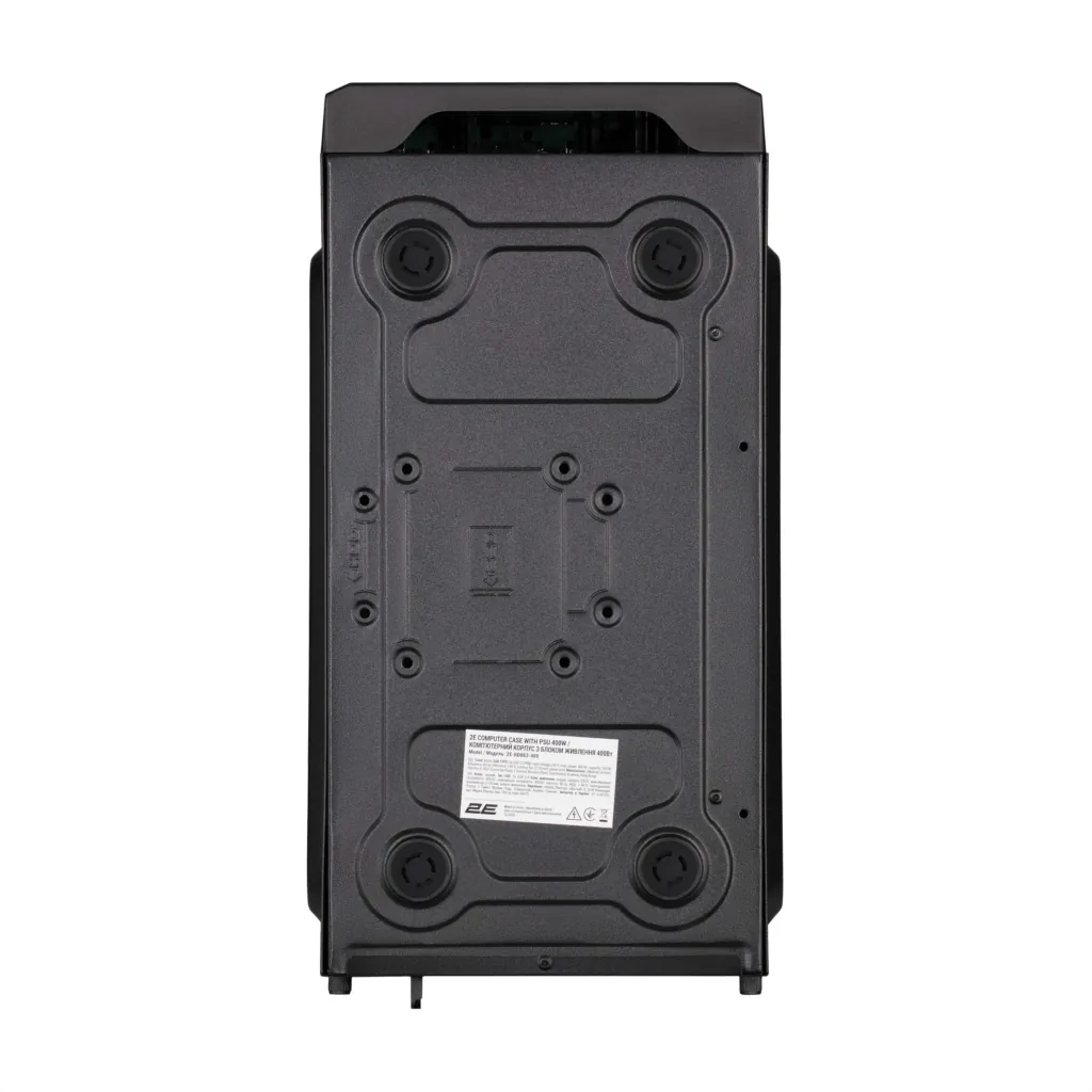 2E PC case Basis RD863-400 with PSU 2E ATX400W, 2xUSB2.0, VGA 320mm, mATX, black