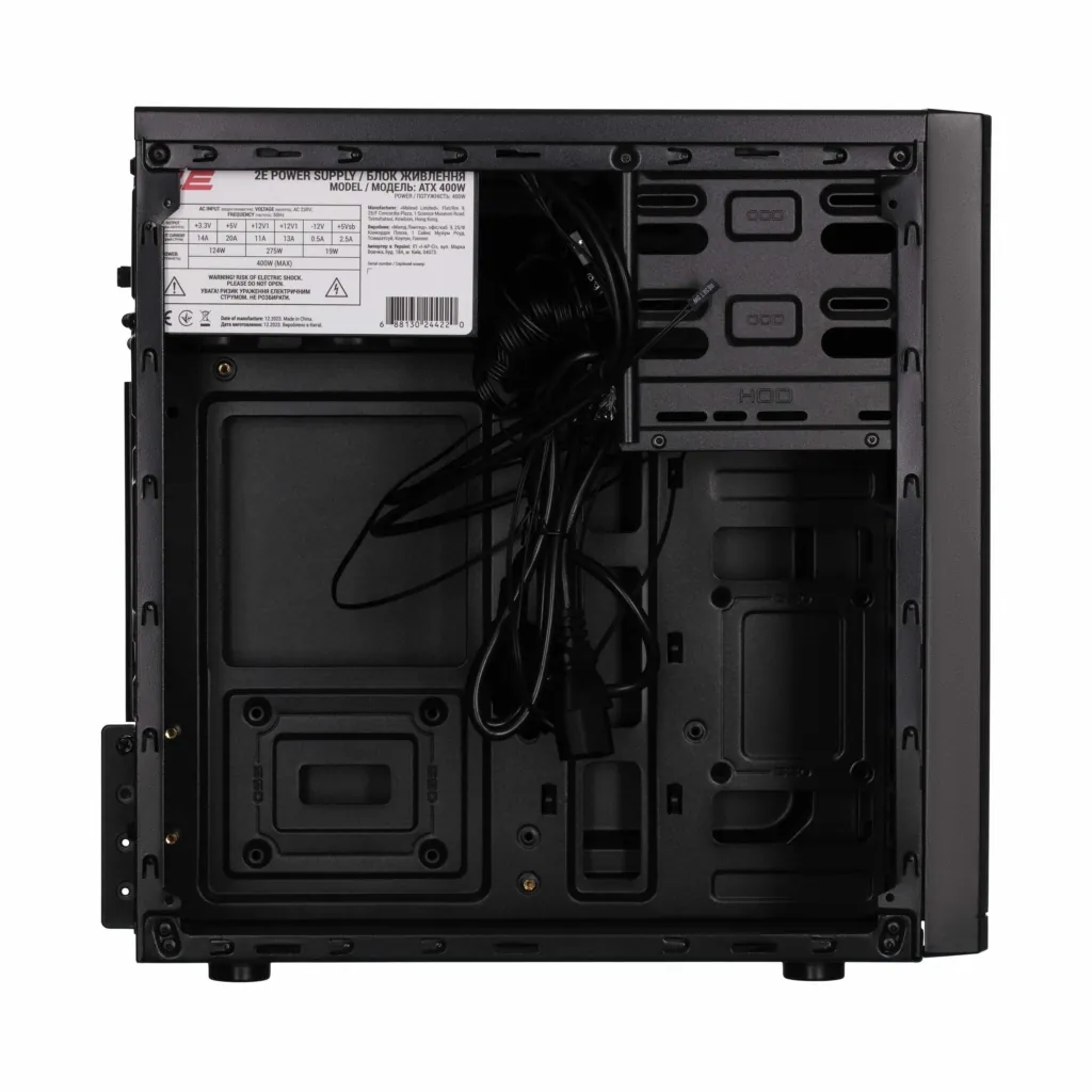 Корпус 2E Basis RD8603U-400 с БП 2E ATX400 1xUSB3.0, 2xUSB2.0 VGA 320мм mATX чёрный