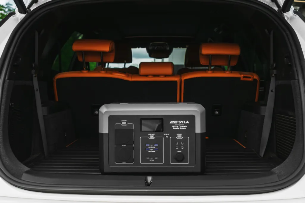 Portable Power Station 2E Syla, 1500 W, 1280 Wh, WiFi/BT, Parallel System, Fast Charging