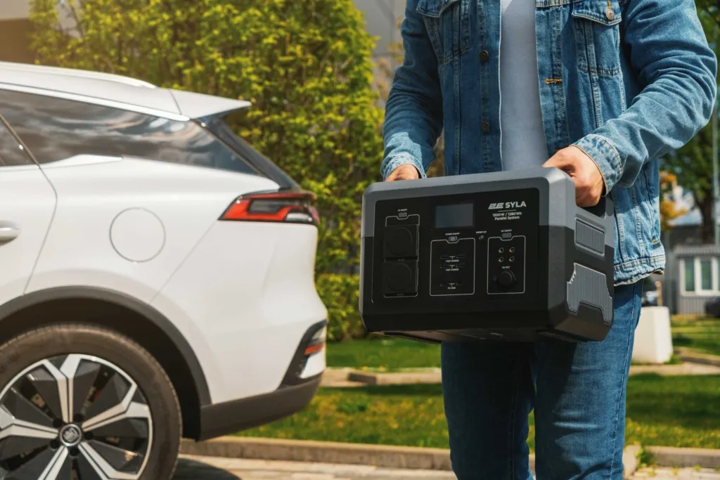 Portable Power Station 2E Syla, 1500 W, 1280 Wh, WiFi/BT, Parallel System, Fast Charging
