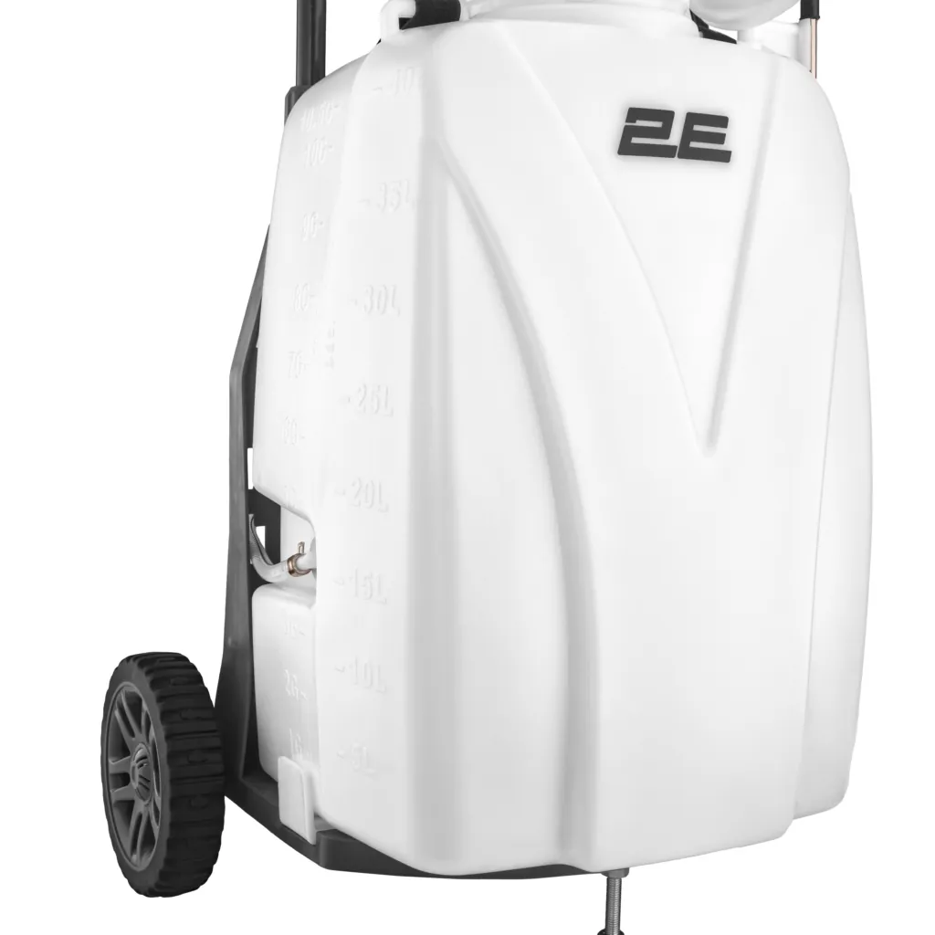 2E Battery sprayer AquaSpray 40LR 40l 12V 1x12Ah 7bar 6l/min wheel voltmeter hose 15m 14.5kg