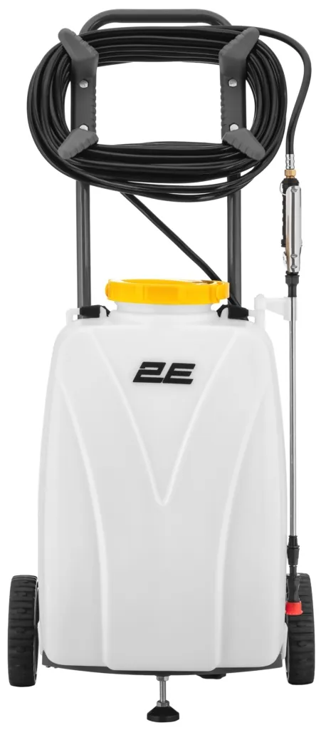 2E Battery sprayer AquaSpray 40LR 40l 12V 1x12Ah 7bar 6l/min wheel voltmeter hose 15m 14.5kg