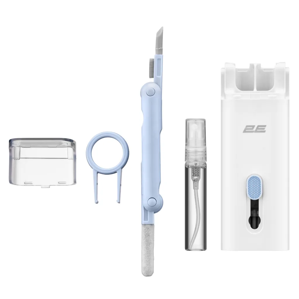 Cleaning Kit 2E 7in1, white/blue