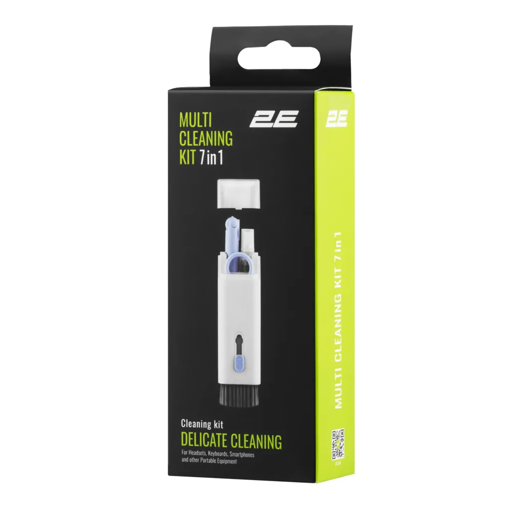 Cleaning Kit 2E 7in1, white/blue