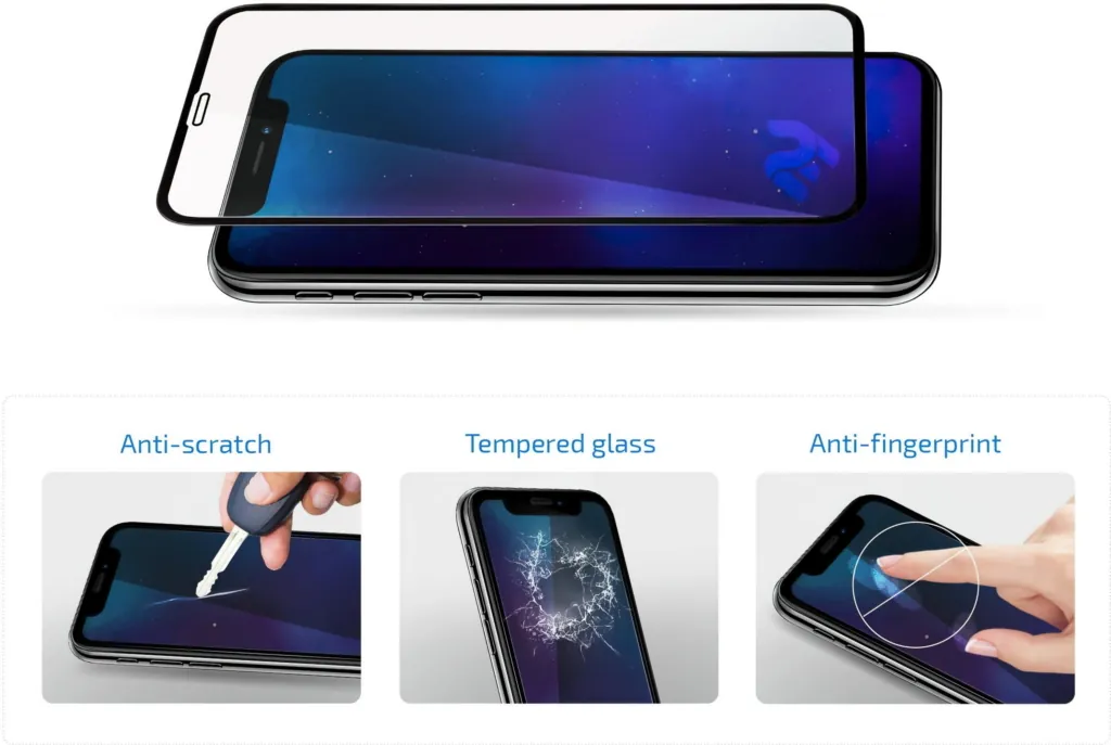 Защитное стекло 2E для Samsung Galaxy A25 5G (A256), 2.5D FCFG, (1 Pack), черная рамка