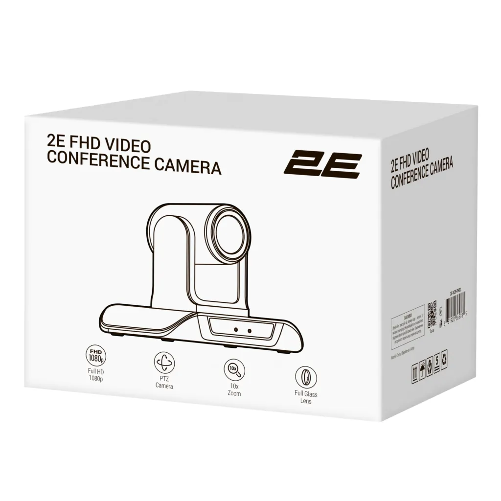 2E VIDEO CONFERENCE CAMERA FHD ZOOM Grey