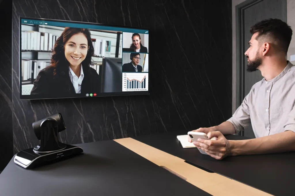 2E VIDEO CONFERENCE CAMERA FHD ZOOM Grey