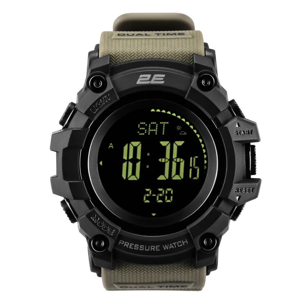 2E Tactical Тактические часы Armor GT Army Green с компасом и шагомером