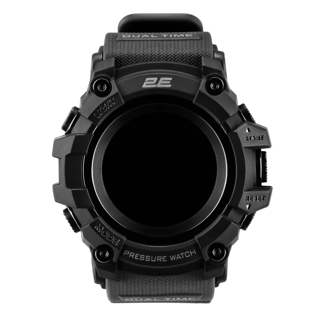 2E Tactical Armor GT Black Tactical Watch with Compass and Pedometer