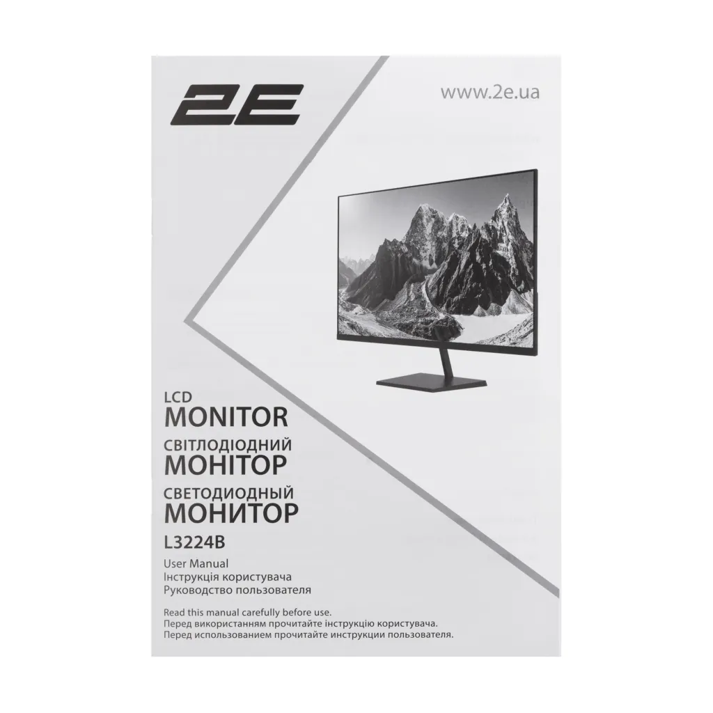 Монитор 2E 31.5″ L3224B 2xHDMI, DP, VA, 3840×2160, MM