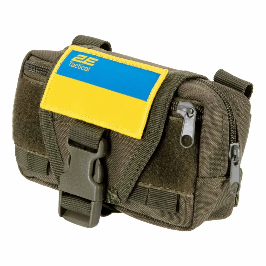 2E Tactical Тактический ремень с 5-ю подсумками, зелёный