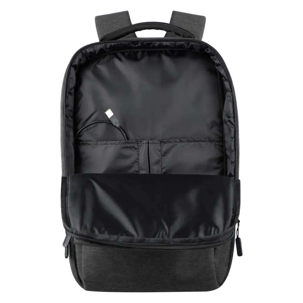 2E Backpack, Melange 16″, Black