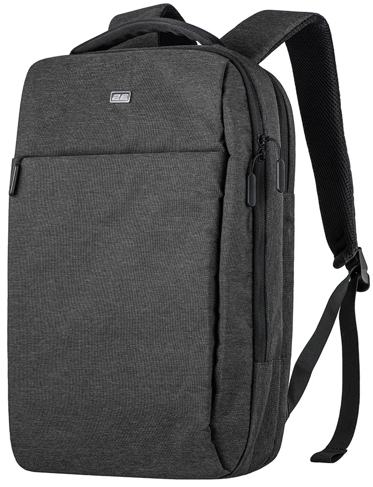 2E Backpack, Melange 16″, Black