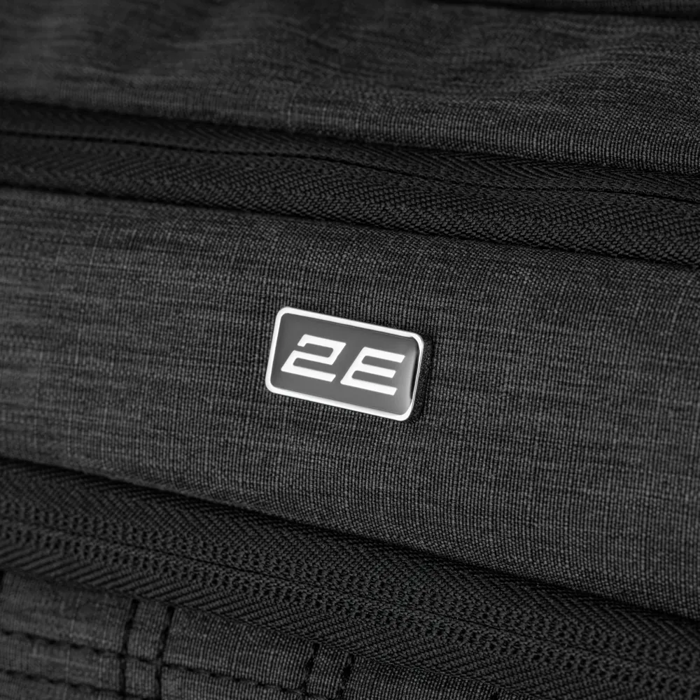 2E Laptop Bag 16″, CrossSquares, Black