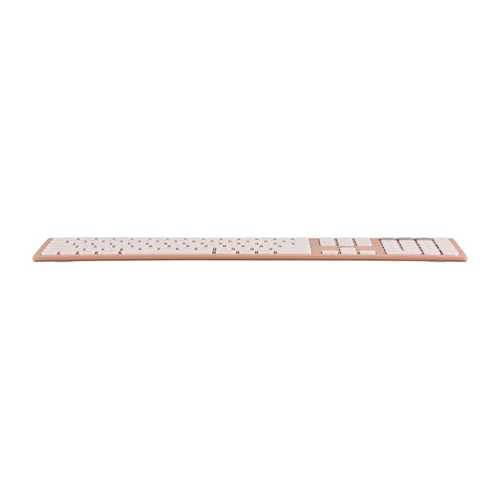 Клавиатура ножничная 2E KS270 109key, WL/BT, EN/UK, розово-белый