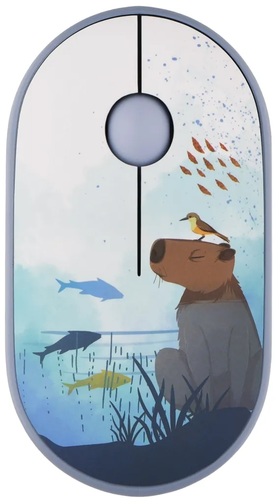Мышь 2E MF300 CAPYBARA:SWIM Silent WL BT, синий
