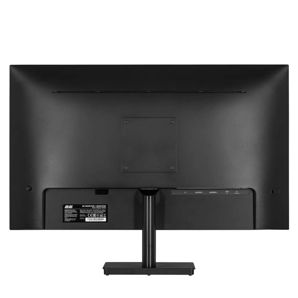 Монитор 2E 27″ H2724B D-Sub, HDMI, DP, IPS, 2560×1440, 100Hz, FreeSync