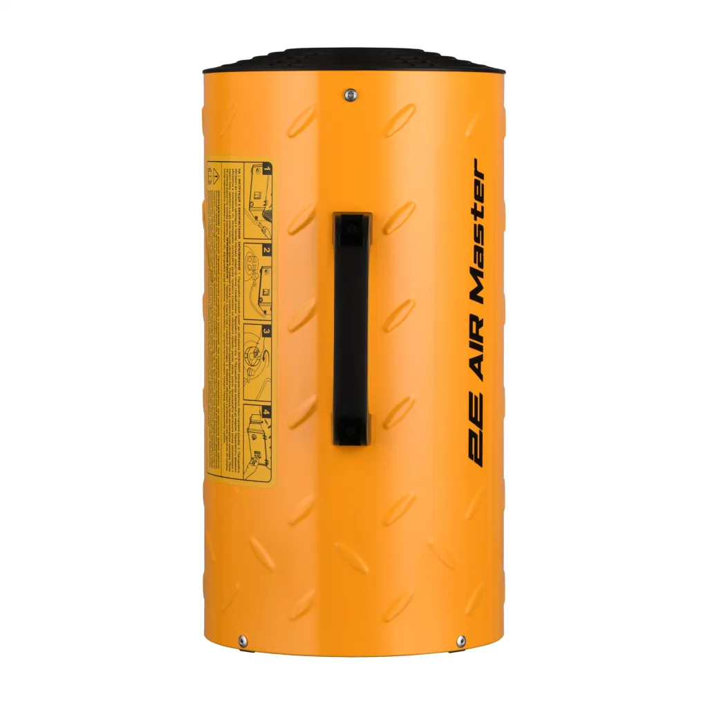 2E Fan Heater gas PowerHeat G15, 15kW, 150m sq, 420m cubic/h, IPX4, yellow