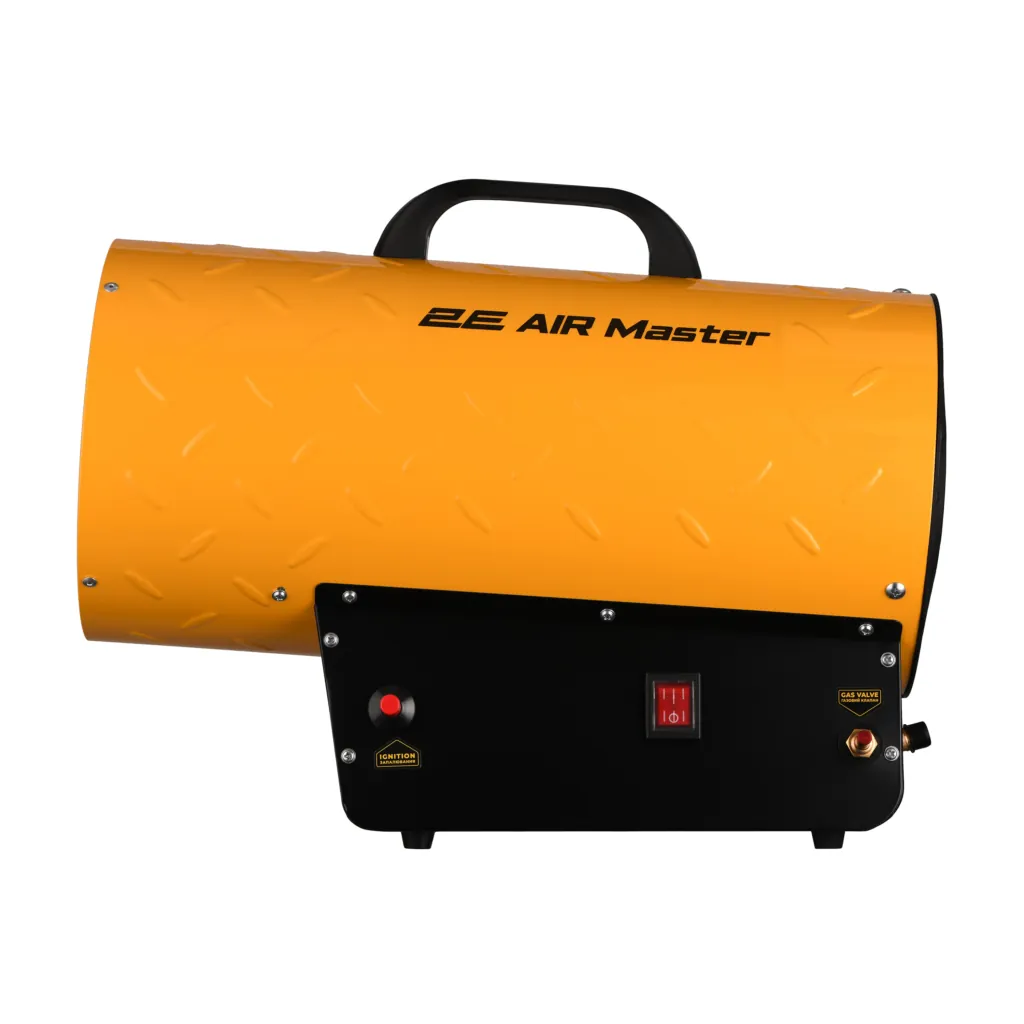2E Fan Heater gas PowerHeat G30, 30kW, 300m sq, 750m cubic/h, IPX4, yellow