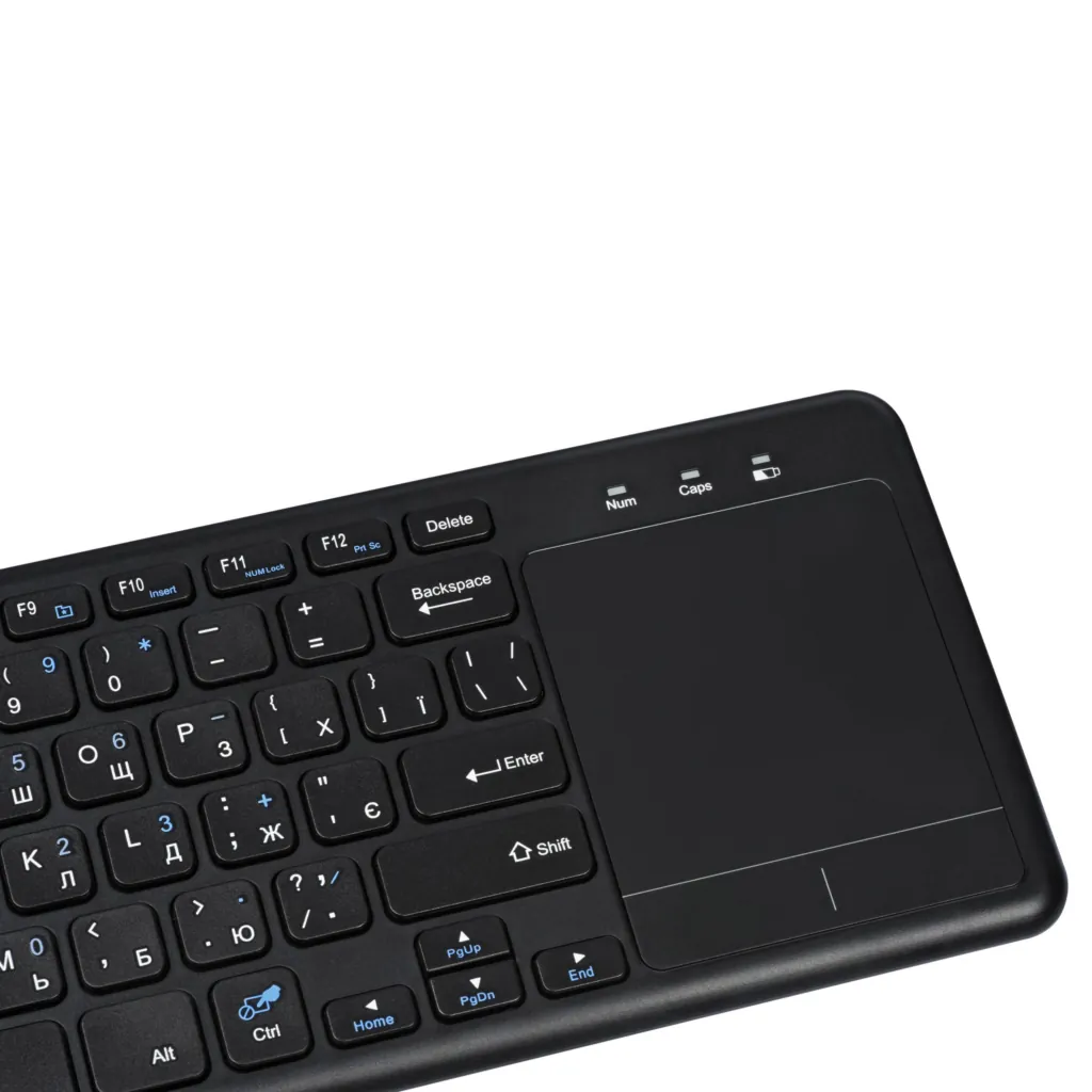 Клавіатура ножнична 2E KT100 78key, WL, EN/UK, чорний