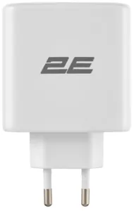Зарядное устройство сетевое 2E 65Вт 2хUSB-C/USB-A GAN PD/QC, белый