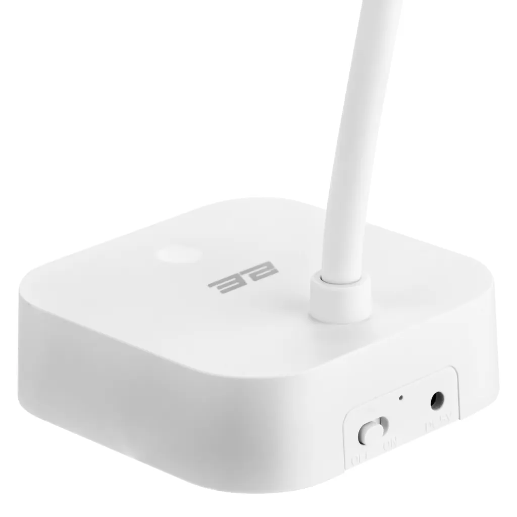Лампа настольная с аккумулятором 2E 5Вт 5000K 1200мАг USB-A белый