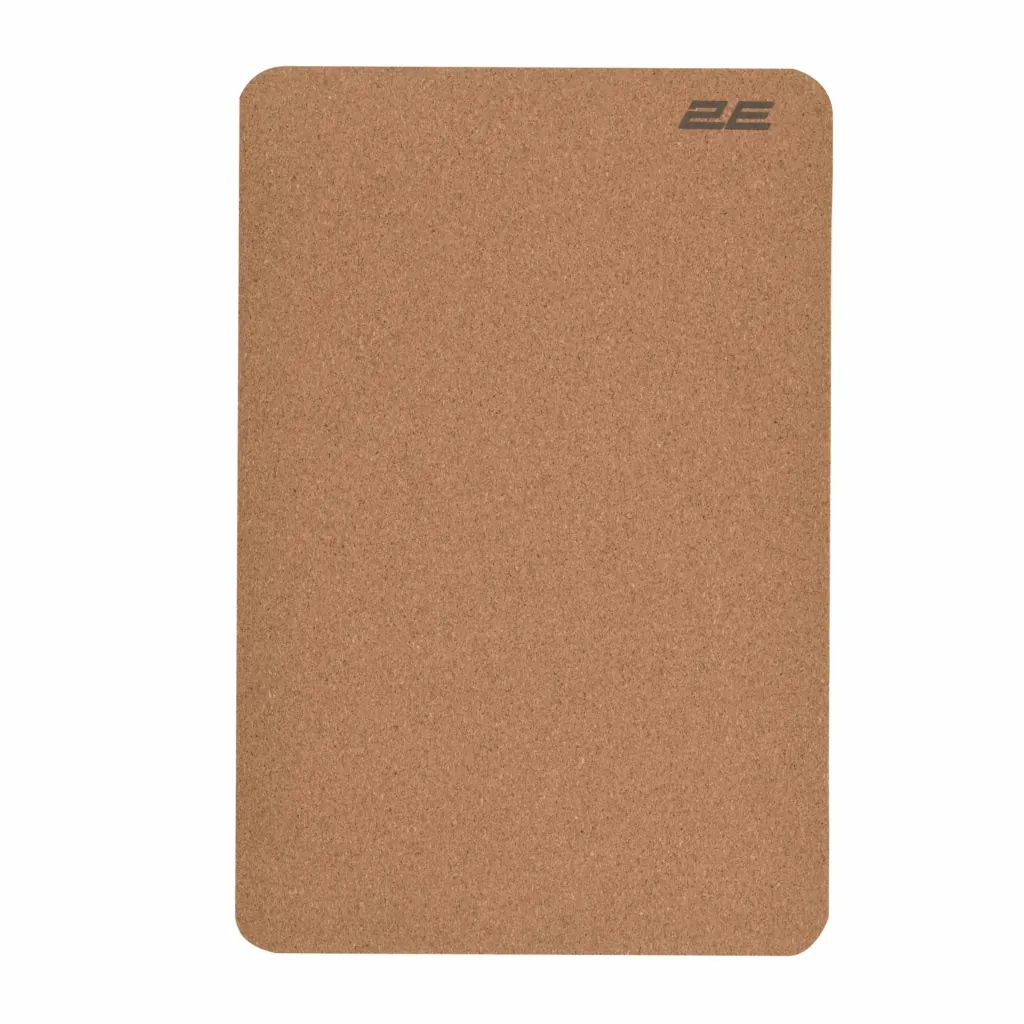 2E Mouse Pad CORK, S(300x200x2mm), brown